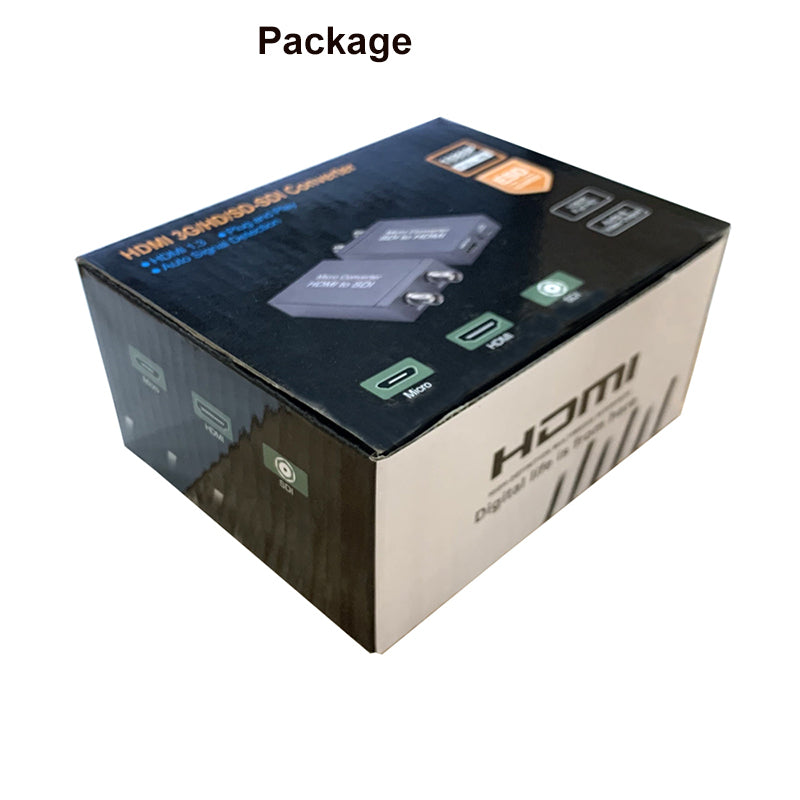 Micro SDI to HDMI Converter Adapter, Support 3G HD SDI, 1PCS