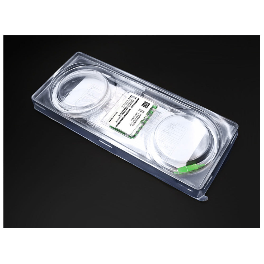 1x2 1x4 1x8 1x16 1x32 PLC SC/APC Fiber Optic Splitter FTTH SM 0.9mm G657A1 1meter 10pcs 5pcs