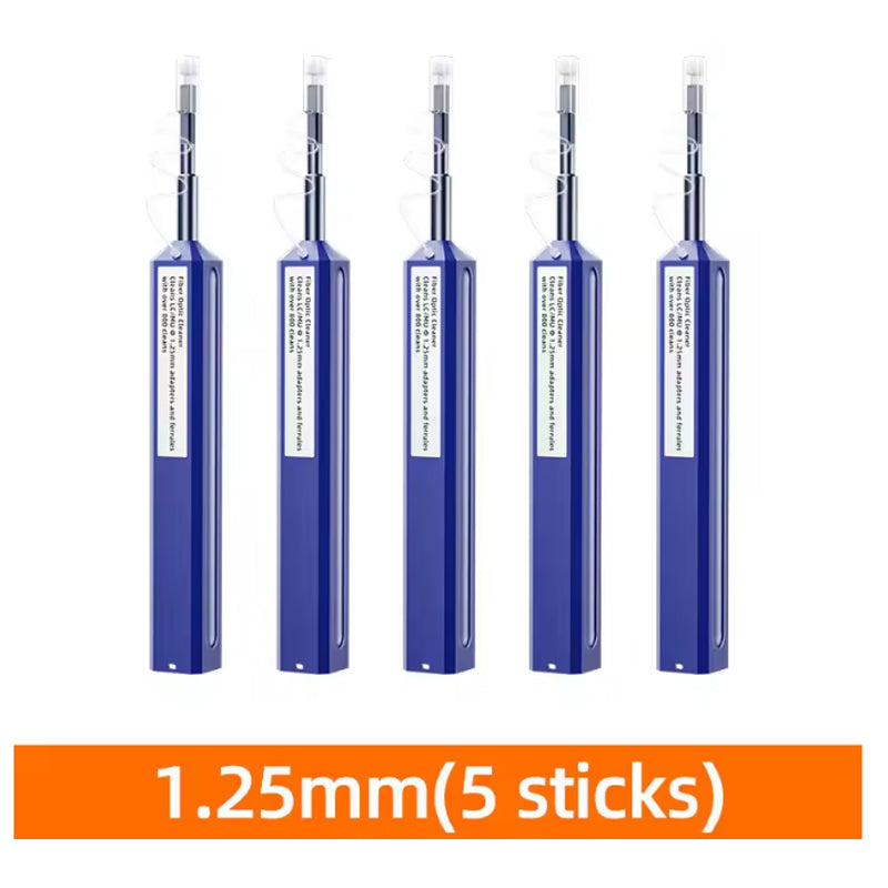 5PCS/lot FTTH Optical Fiber Cleaning Pen Tool 2.5mm LC MU 1.25mm SC FC ST LC Connector Optical Smart Cleaner