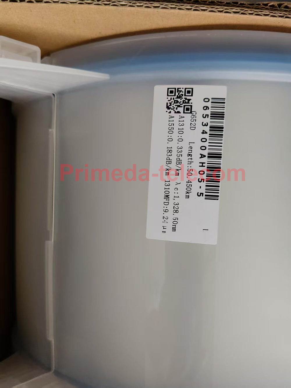 G652D 50Km/Roll Single Mode Single Core Bare fiber disk OTDR measuring optical fiber reels for OTDR fiber Test