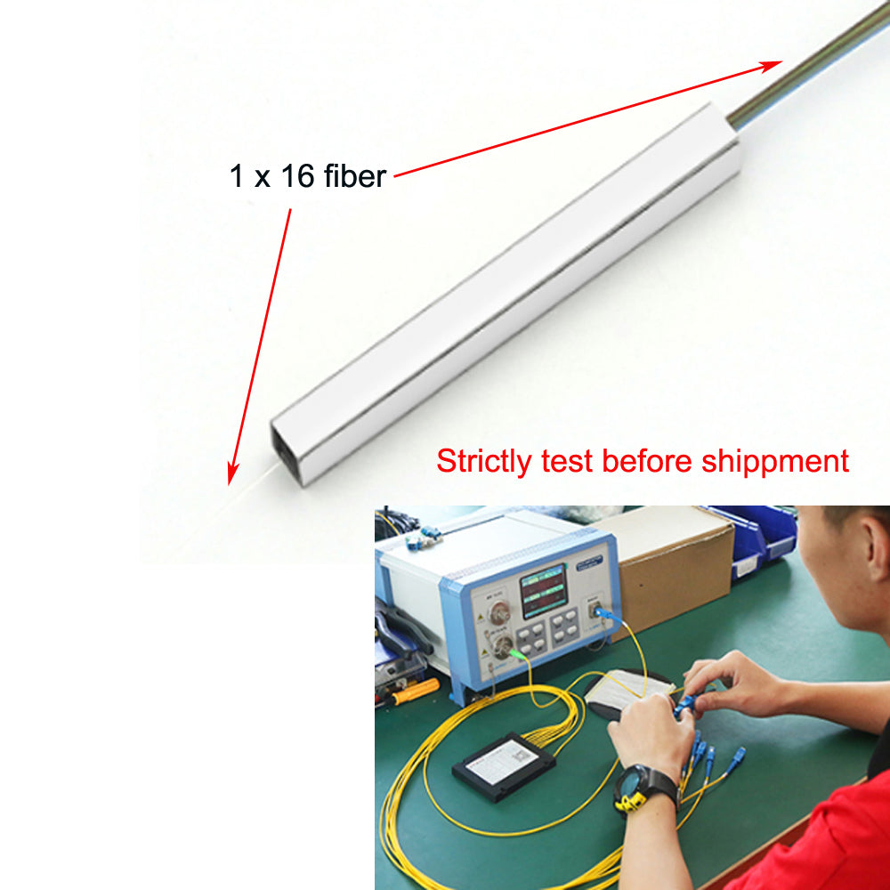 FBT Fiber Optic Splitter Singlemode FC/UPC PLC Splitter Module SM 1M 1x2 1x4 1x8 1x16 1x32 High Reliability