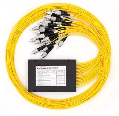 FBT Fiber Optic Splitter Singlemode FC/UPC PLC Splitter Module SM 1M 1x2 1x4 1x8 1x16 1x32 High Reliability
