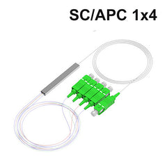 1x2 1x4 1x8 1x16 1x32 PLC SC/APC Fiber Optic Splitter FTTH SM 0.9mm G657A1 1meter 10pcs 5pcs