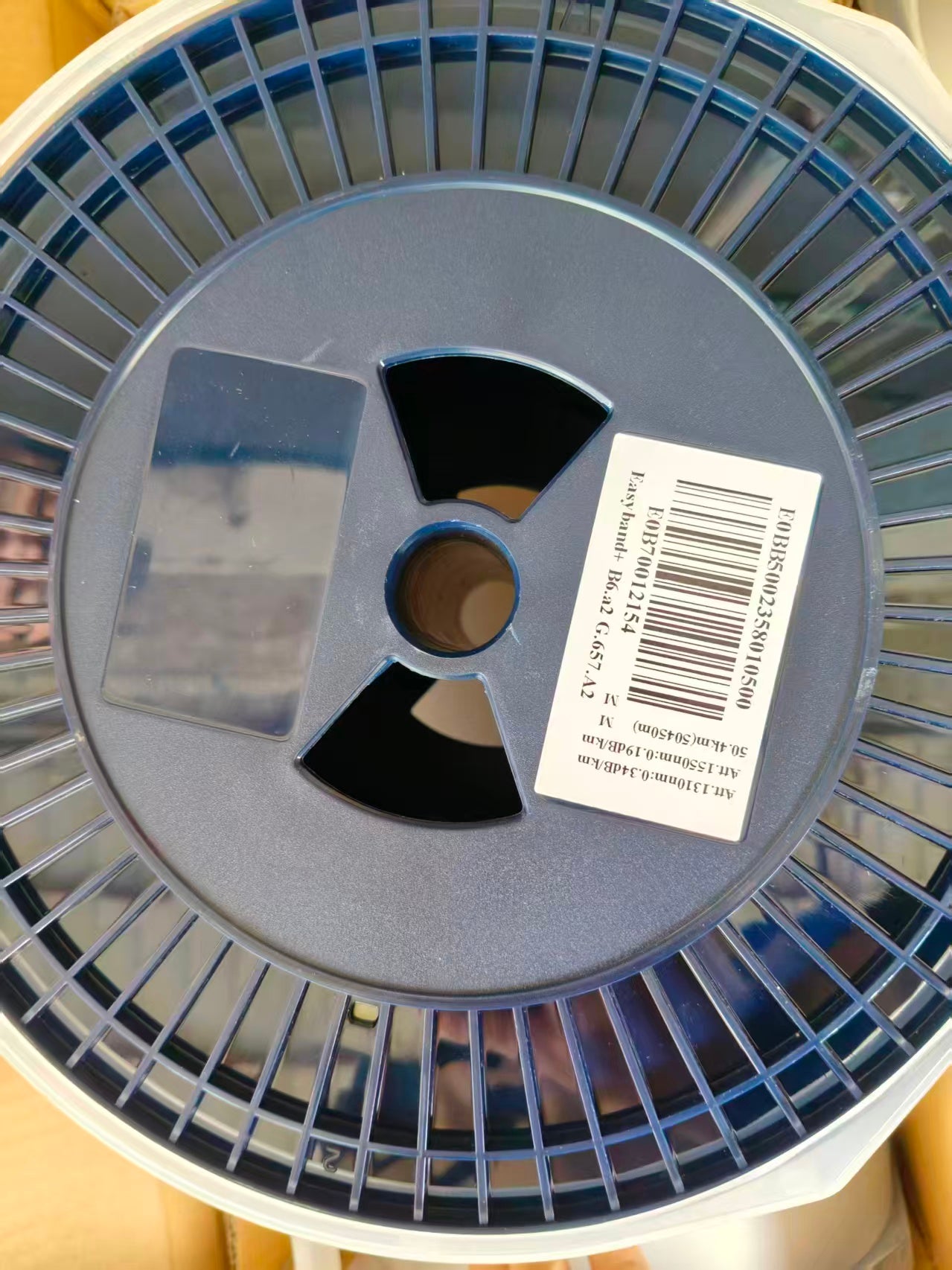 G657A2 50Km/Roll Single Mode Single Core Bare fiber disk OTDR measuring optical fiber reels for OTDR fiber Test 1PCS