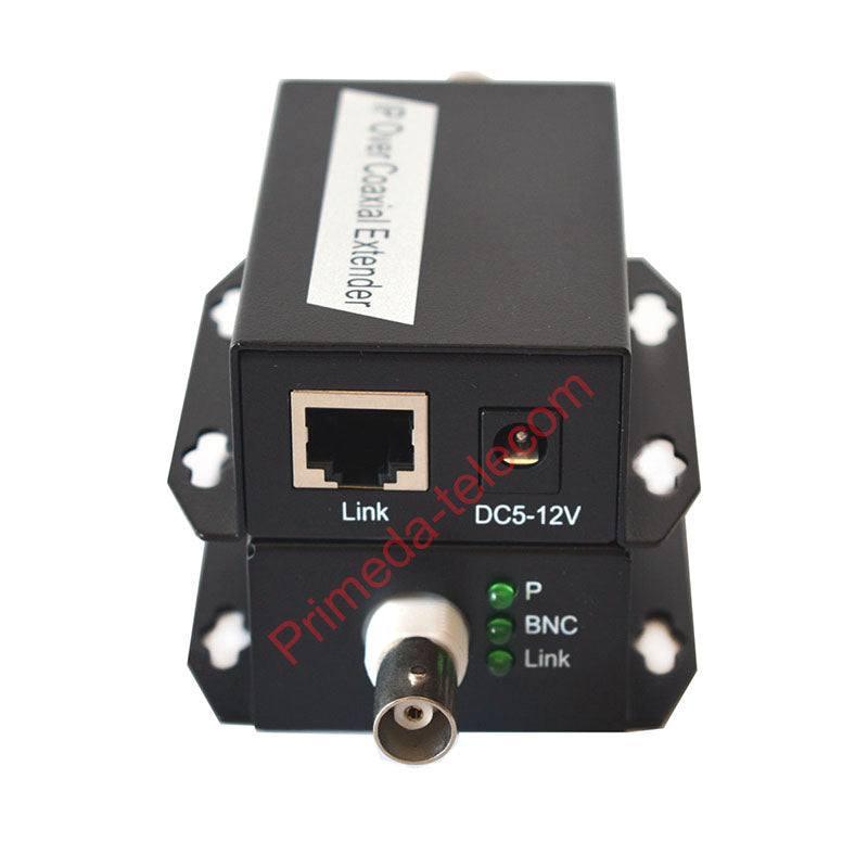 IP Network over Coax coaxial Extender RJ45 Ethernet by Coax Cable Up 300m for elevator monitoring, Support 720P, 960P, 1080P HD IP Network Cameras,2PCS