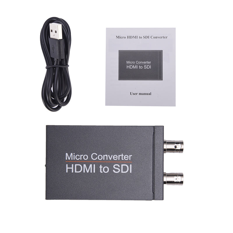 Micro HDMI to SDI Converter with loop out, Support 3G HD SDI, 1pcs