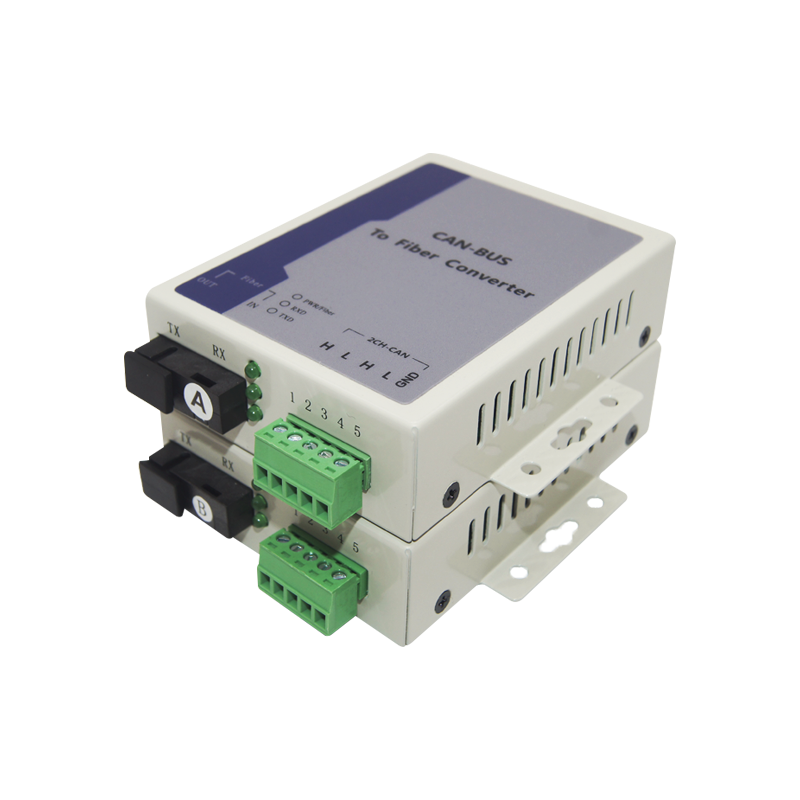 CAN bus optical transceiver CAN bus signal over fiber optic converter CAN to fiber optic extender,SC singlemode fiber up 20Km