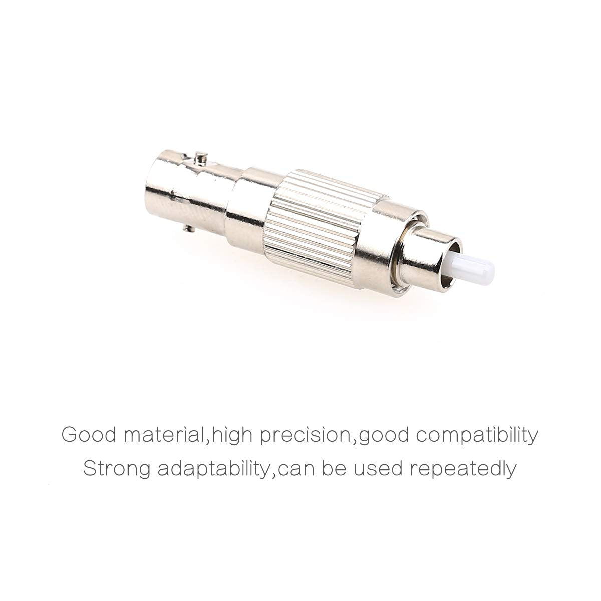 FC Male to ST Female FTTH Optical Equipment Tool Hybrid Flange Singlemode 9/125 SM Optical Fiber Adapter Connector for Digital Communication