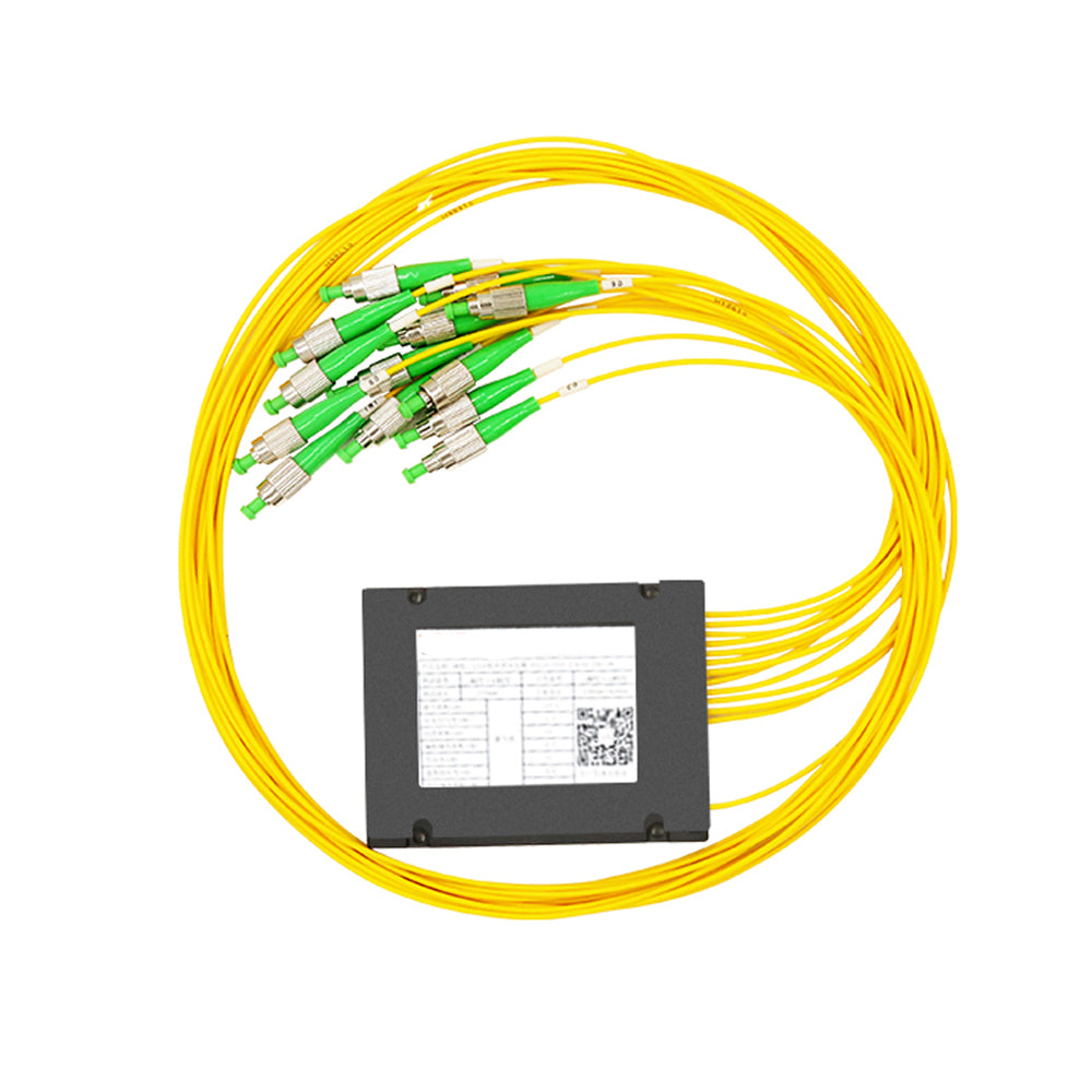 FBT Fiber Optic Splitter Singlemode FC/UPC PLC Splitter Module SM 1M 1x2 1x4 1x8 1x16 1x32 High Reliability