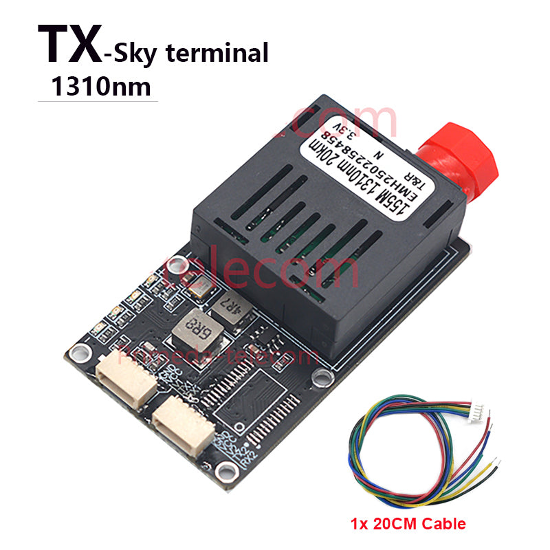2 Analog video 2 TTL over Fiber Converter Optical Transceiver FC Singlemode 20Km UART TTL SBUS to Optic Controller TX RX A pair